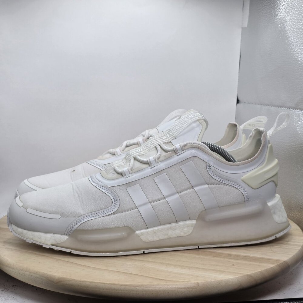 MENS SIZE 13 - ADIDAS NMD V3‎ GX9586 SHOES CLOUD WHITE SNEAKERS